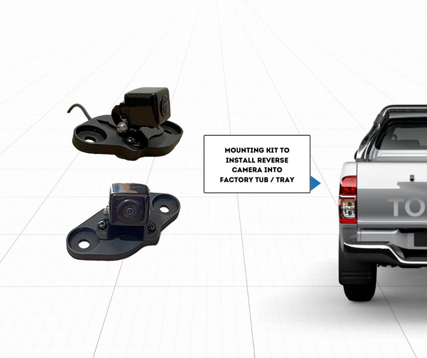 AutoChimp Camera Mounting Kit for Toyota Hilux Trays, Tubs & Tailgate | AC-3D-TOY2