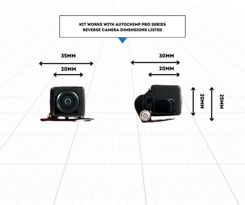 AutoChimp Camera Mounting Kit for Toyota Hilux Trays, Tubs & Tailgate | AC-3D-TOY2