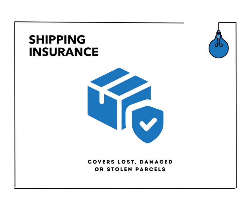 Shipping Protection - Covers Lost, Stolen or Damaged Items (can be removed in cart but recommended)