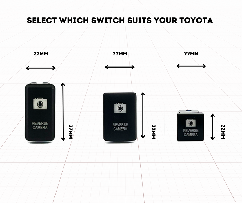 AutoChimp Camera Activation Kit for Toyota 2010 - 2023 | Reverse Camera Activation Kit | Reverse Camera On Switch | AC-CAMERA-ON-KIT