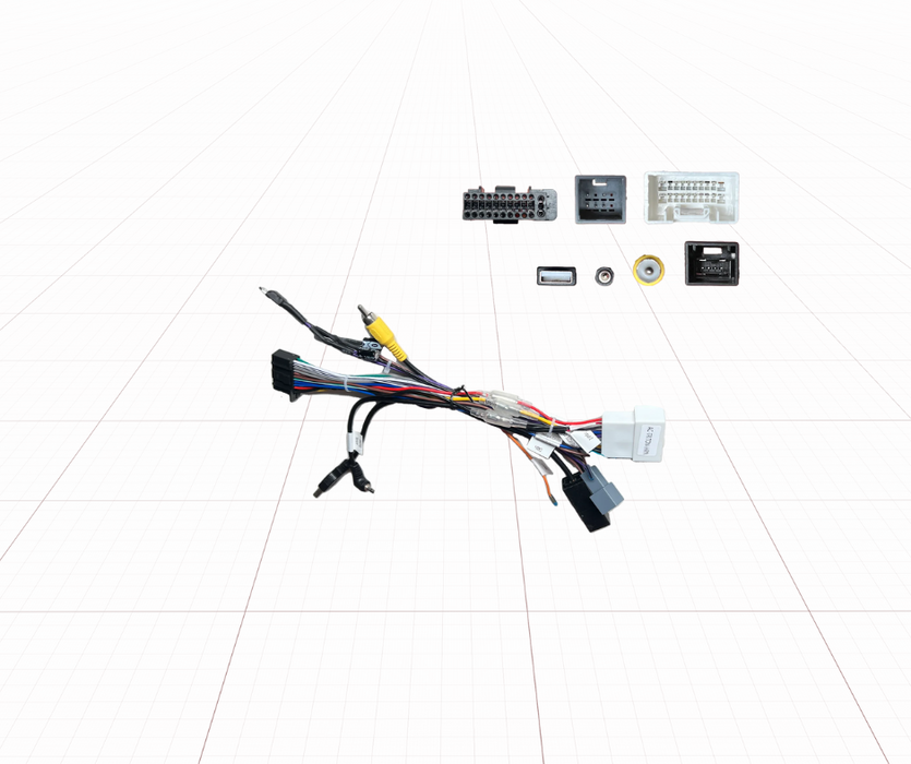 AutoChimp Stereo Harness for Mitsubishi Triton 2009 - 2023 | Kenwood Stereo Install Harness | for 22 Pin Kenwood Stereo | AC-MIT-HRN-KEN-22PIN
