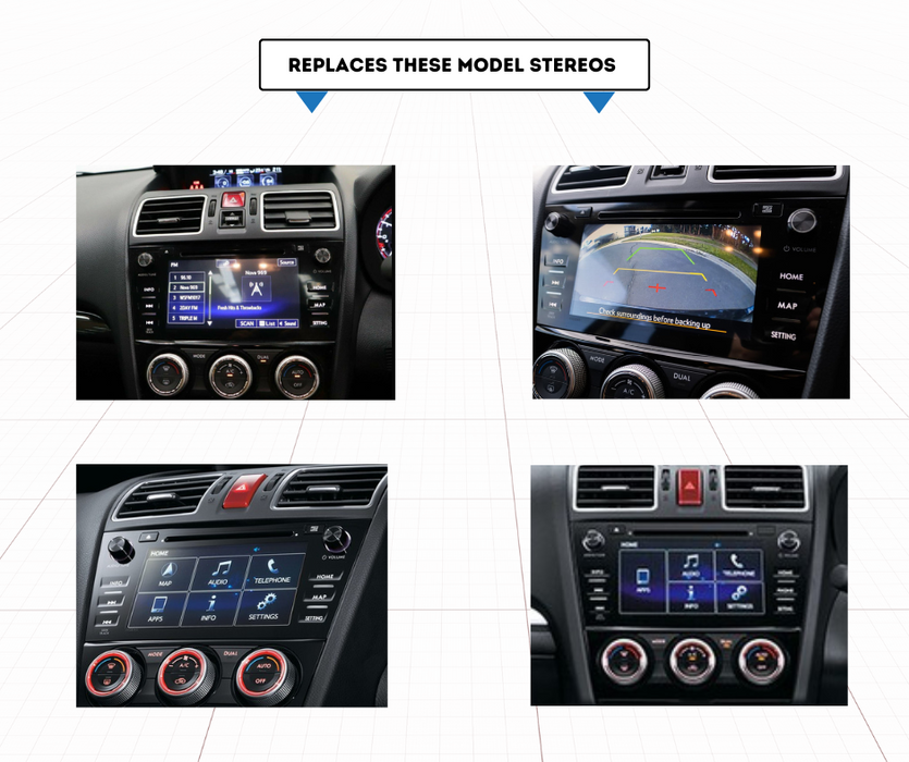 Kenwood Stereo Kit for Subaru Levorg 2016 to 2020 | Stereo Replacement Kit | AC-LEVORG-KEN