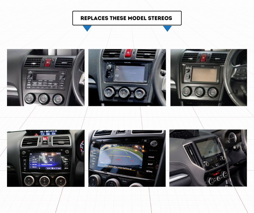 Kenwood Stereo Kit for Subaru XV 2012 to 2023 | Stereo Replacement Kit | AC-XV-KEN