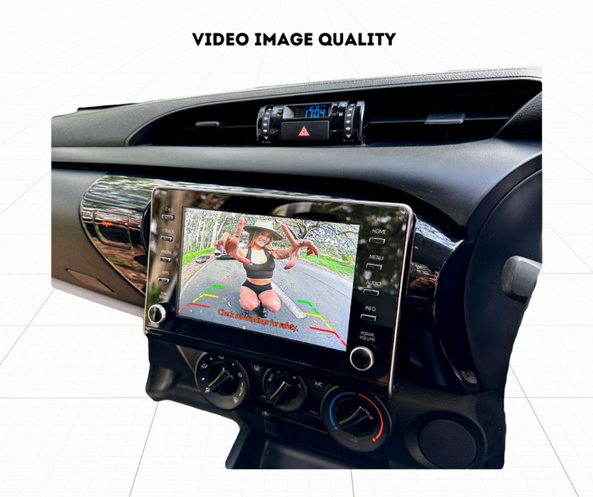 AutoChimp Universal Bracket Camera for Toyota | Pro HD Reverse Camera with Toyota Plug | AC-TOY-CAM-BRACKET