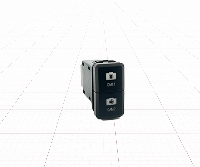AutoChimp Dual Camera Switch for Toyota | 37mm Toyota Switch | CAM1 & CAM2 Dual Button Switch Toyota | AC-SWITCH-37MM-CAM12