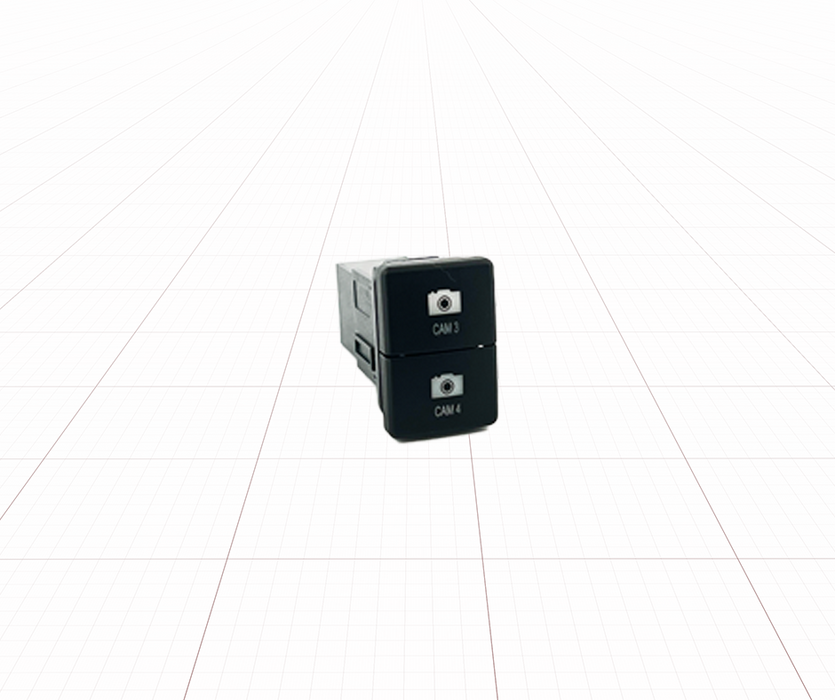 AutoChimp Dual Camera Switch for Toyota | 32mm Toyota Switch | CAM3 & CAM4 Dual Button Switch Toyota | AC-SWITCH-32MM-CAM34