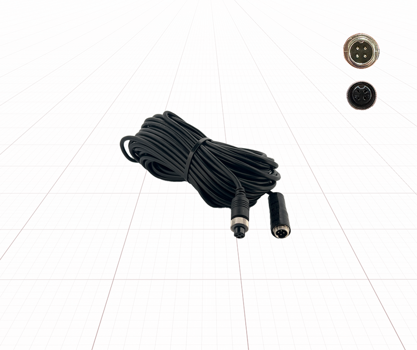 AutoChimp Rugged HD Camera Extension Cable | Selectable Lengths | AC-RUGGED-EXTN